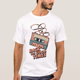 Retro-Kassette – “Zurück zu den guten Zeiten” Vin T-Shirt