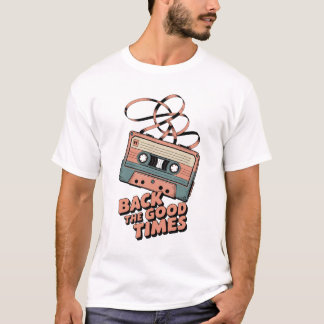Retro-Kassette – “Zurück zu den guten Zeiten” Vin T-Shirt