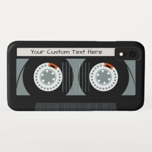 Retro-Kassetteband-Hüllen mit individuellem Text f Case-Mate iPhone Hülle