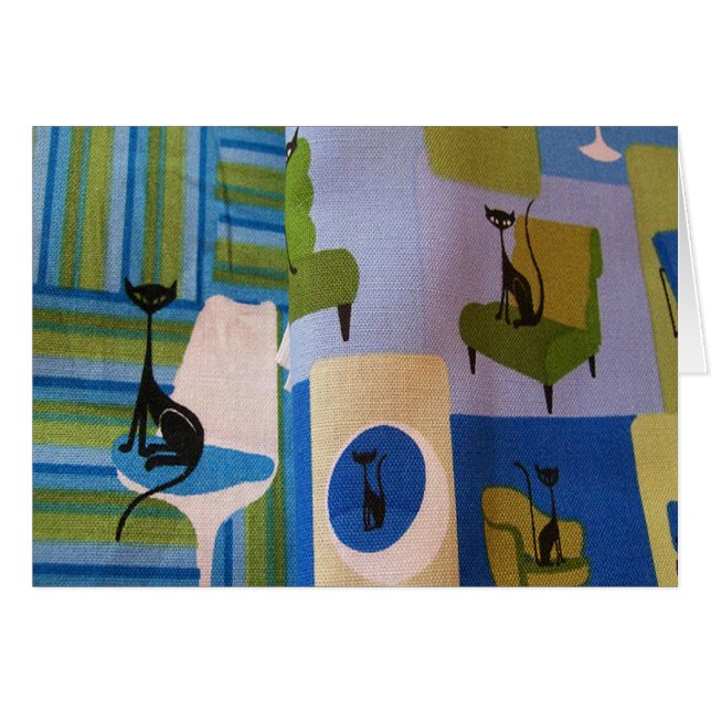 Retro Kätzchen (Vorderseite (Horizontal))