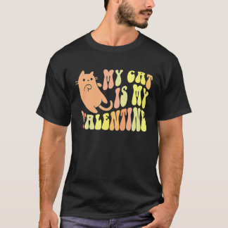 Retro-KATZE IST MEIN VALENTIN Sorry Jungs Mädchen T-Shirt