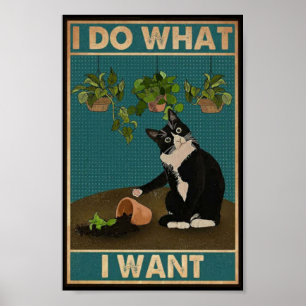 Retro-Katze Poster
