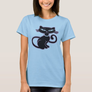 Retro Katze T-Shirt