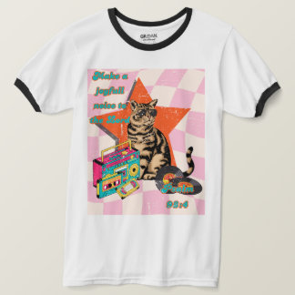 Retro-Katzen-Bibelvers-T-Shirt Unisex T-Shirt