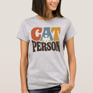 Retro-Katzenliebhaber-Typografie Katzenliebhaber T-Shirt