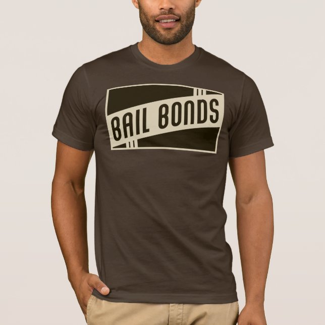 Retro Kautionen T-Shirt (Vorderseite)