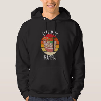 Retro Kawaii Axolotl Fueled By Ramen Vintage Ramen Hoodie