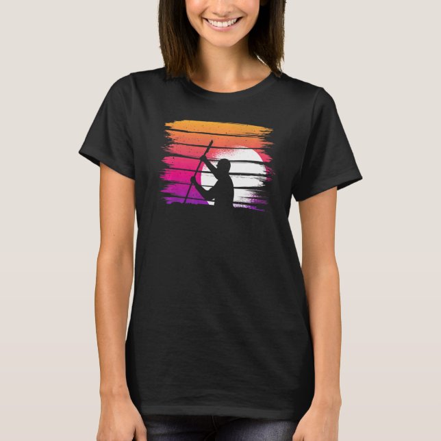 Retro Kayaking 1 T-Shirt (Vorderseite)