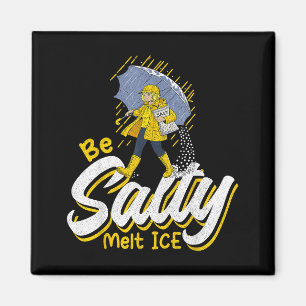 Retro kein Eis salzig Meme lustig salzig Eis schme Magnet