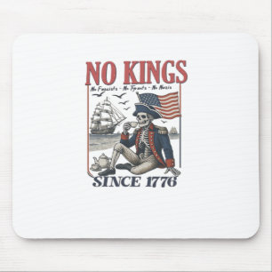 Retro Keine Könige Seit 1776 Könige Zurückweisend Mousepad