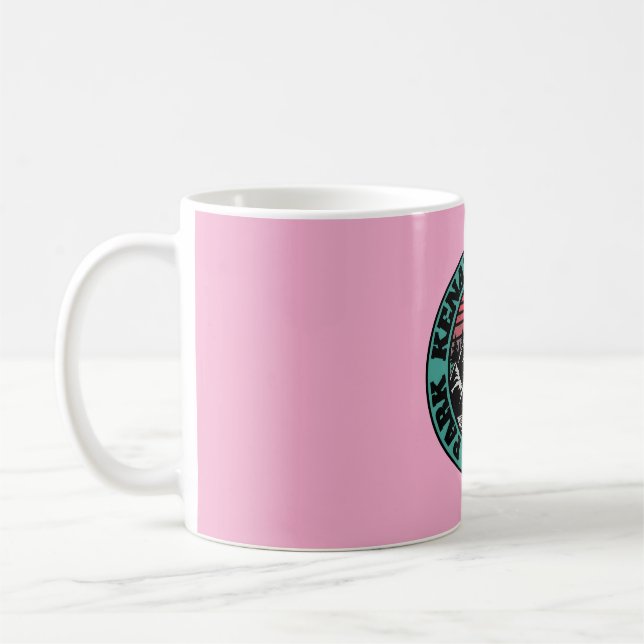 Retro kenai fjords � Geist der Berge Kaffeetasse (Links)