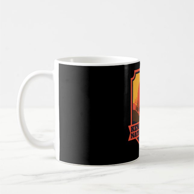 Retro kenai fjords � Geist der Berge Kaffeetasse (Links)