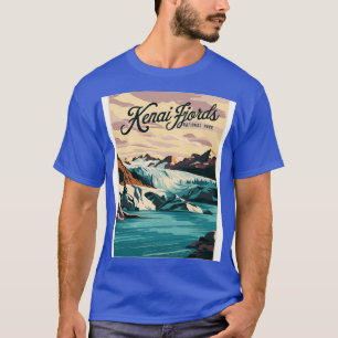 Retro Kenai Fjords National Park TShirt
