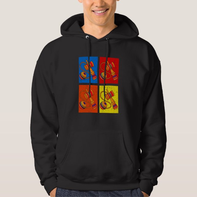 Retro Kendama Hoodie (Vorderseite)