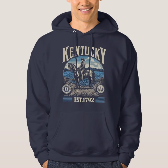 Retro Kentucky Hoodie (Vorderseite)