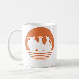 Retro-Keramikvasen-Töpferei Kaffeetasse