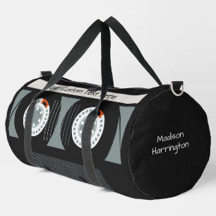 Retro-Ketten-Tape-individuelle Name und -Text Duffle Bag