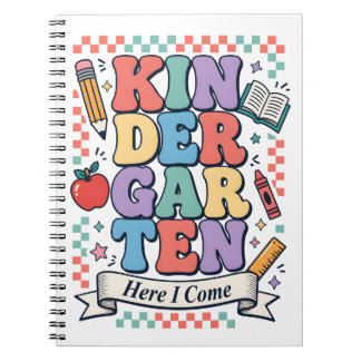 Retro Kindergarten, ich komme, Schule Notizblock
