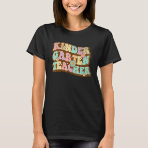 Retro-Kindergärtnerin Vintage-Frauen T-Shirt