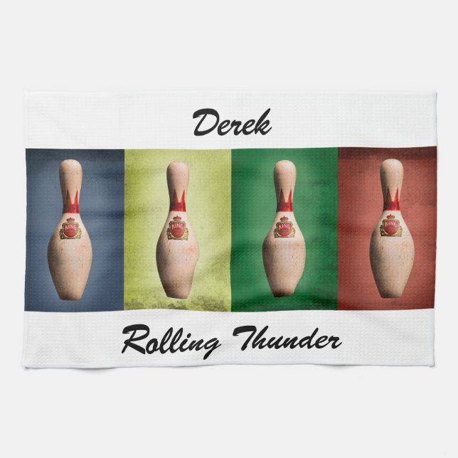 Retro King Buttone Handtuch (Horizontal)