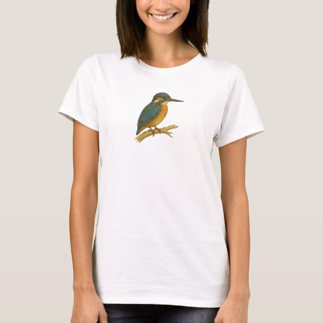 Retro Kingfisher Vintag T-Shirt (Vorderseite)