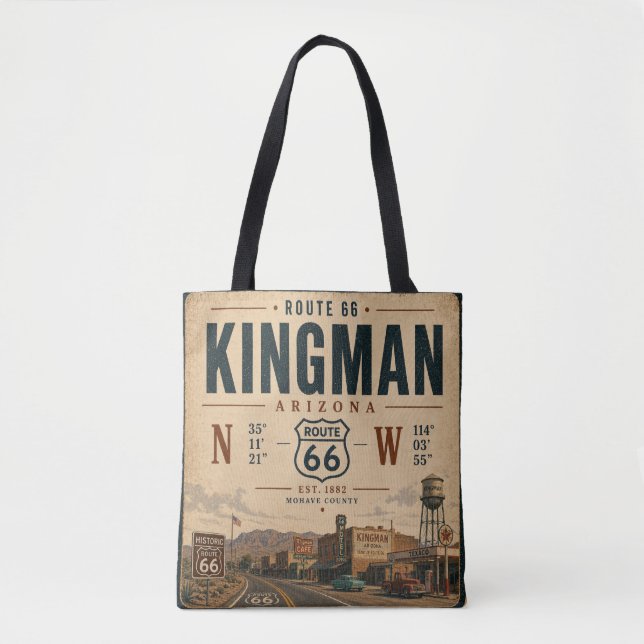 Retro Kingman Arizona Route 66 Stil (Vorderseite)