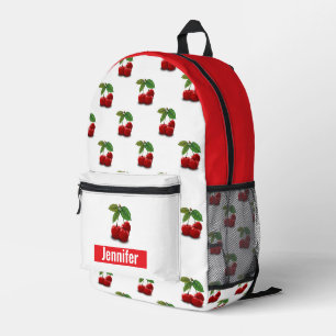 Retro-Kirschen-Mädchen Vintage Style Rucksack