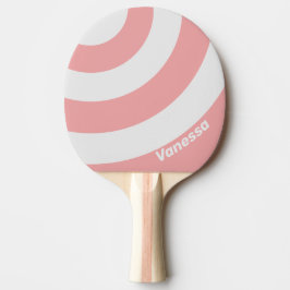 Retro Kiss Three Circle Stripe with Name Tischtennis Schläger