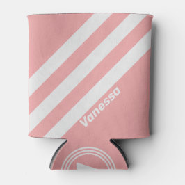 Retro Kiss Three Strips with Name Dosenkühler