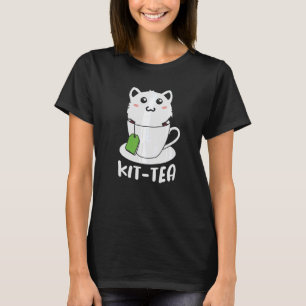 Retro Kit Tea Kitten Tee Tee Drink Teacup Pub