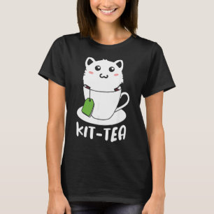Retro Kit Tea Kitten Tee Tee Drink Teacup Pub