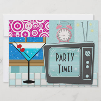 Retro Kitchen - Cocktail - Dinner Party - SRF Einladung