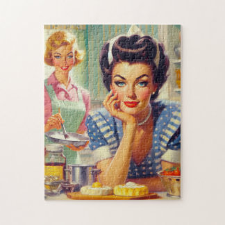 Retro Kitchen Painting Puzzle