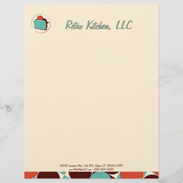 Retro Kitekattei Briefkopf (Vorderseite)