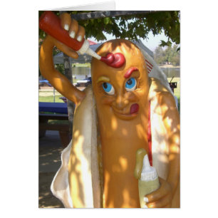 Retro Kitsch Hot Dog Statue