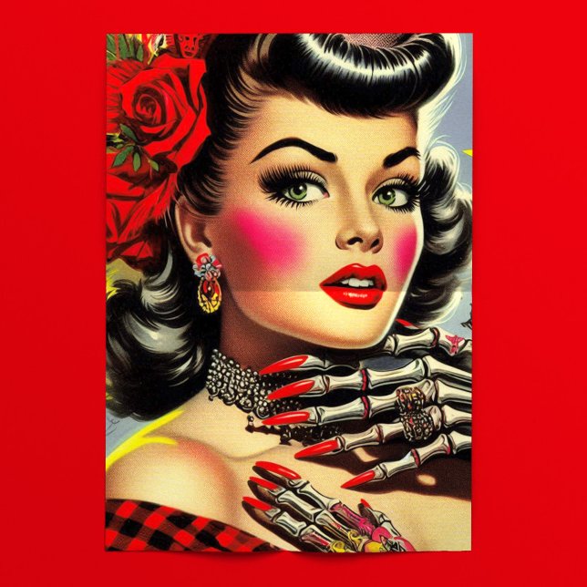 Retro-Kitsch Pinup Seidenpapier (Von Creator hochgeladen)