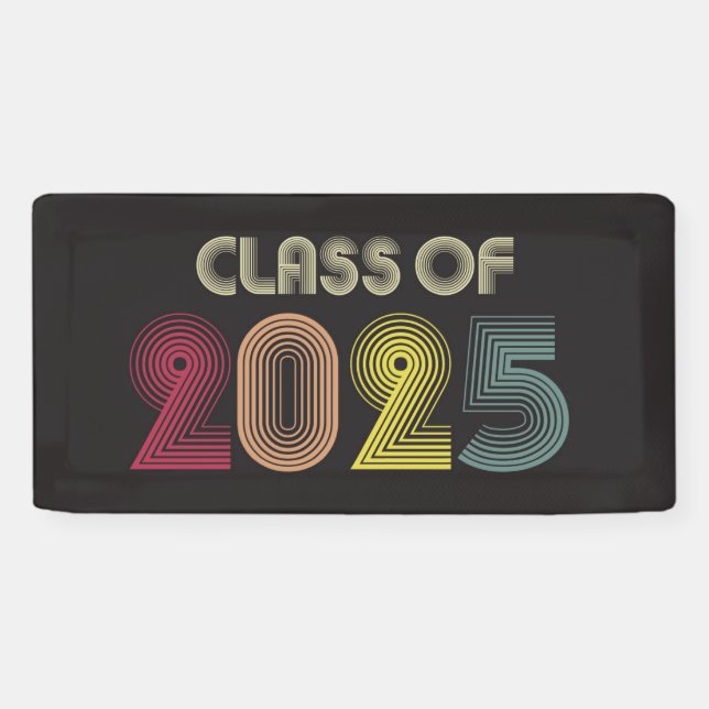 Retro-Klasse 2025 Banner (Horizontal)