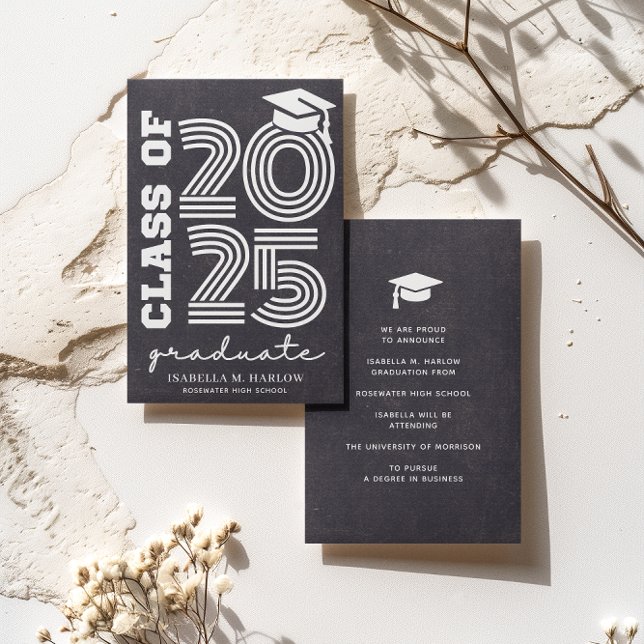 Retro-Klasse des Highschool-Abschlusses 2025 Ankündigung (Von Creator hochgeladen)