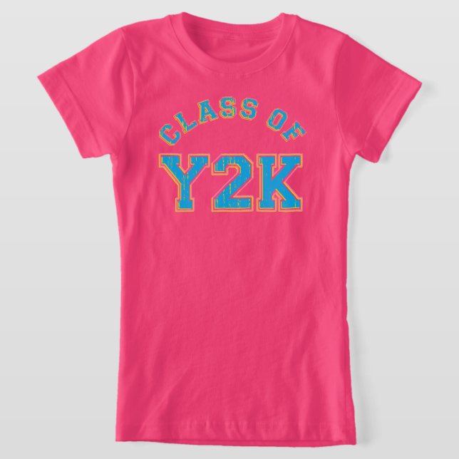 Retro-Klasse des Y2K-T - Shirt (Ablage )