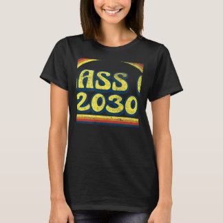 Retro-Klasse von 2030 Cooler Vintager Erster Tag v T-Shirt