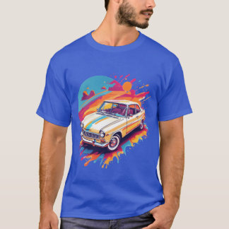 Retro-Klassiker-Auto Retro-Geschenk T-Shirt