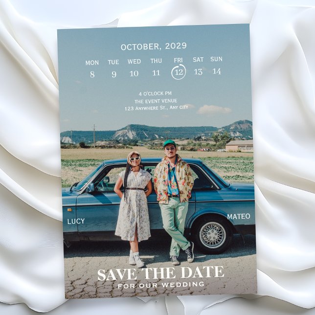 Retro-Klassiker-Foto  Save The Date (Von Creator hochgeladen)