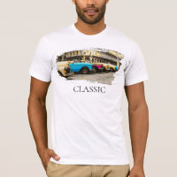*~* Retro Klassiker Vintage Antik Farbige Autos T-