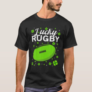 Retro Kleeblatt Rugby Lover Sport St Patricks Day  T-Shirt