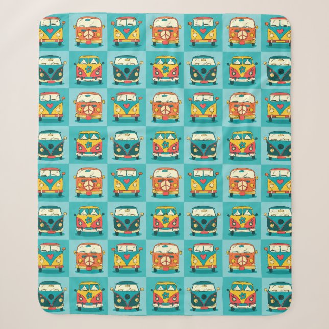 Retro-Kleinbusse Sherpadecke (Vorderseite)