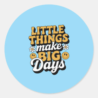 Retro Kleine Dinge, Big Days Sticker