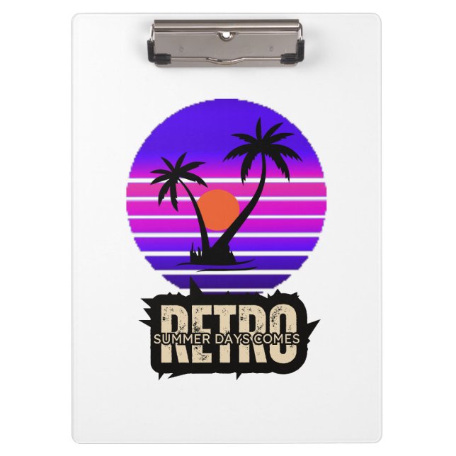 Retro Klemmbrett (Vorderseite)