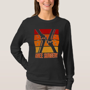 Retro Knie Operation Post Knee Replacement Erholun T-Shirt