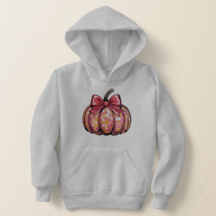Retro Kokette Bogen Kürbis Herbst Stimmung Saison Hoodie