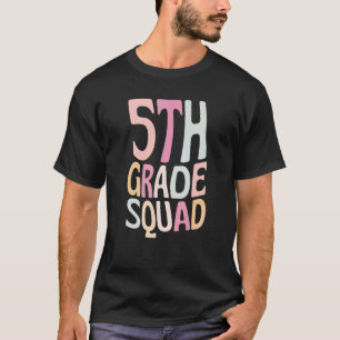 Retro-Kollegen der fünften Klasse Lehrer Schüler d T-Shirt
